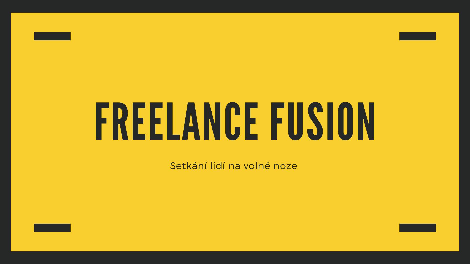 Freelance Fusion vol. 3 | Setkání lidí na volné noze