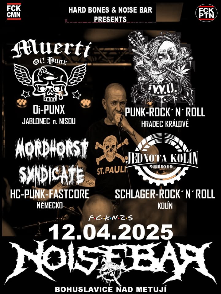 PUNKBOI!S TOUR 2025 / MUERTI & V.V.Ú. & JEDNOTA KOLÍN & MORDHORST SYNDICATE / NĚMECKO
