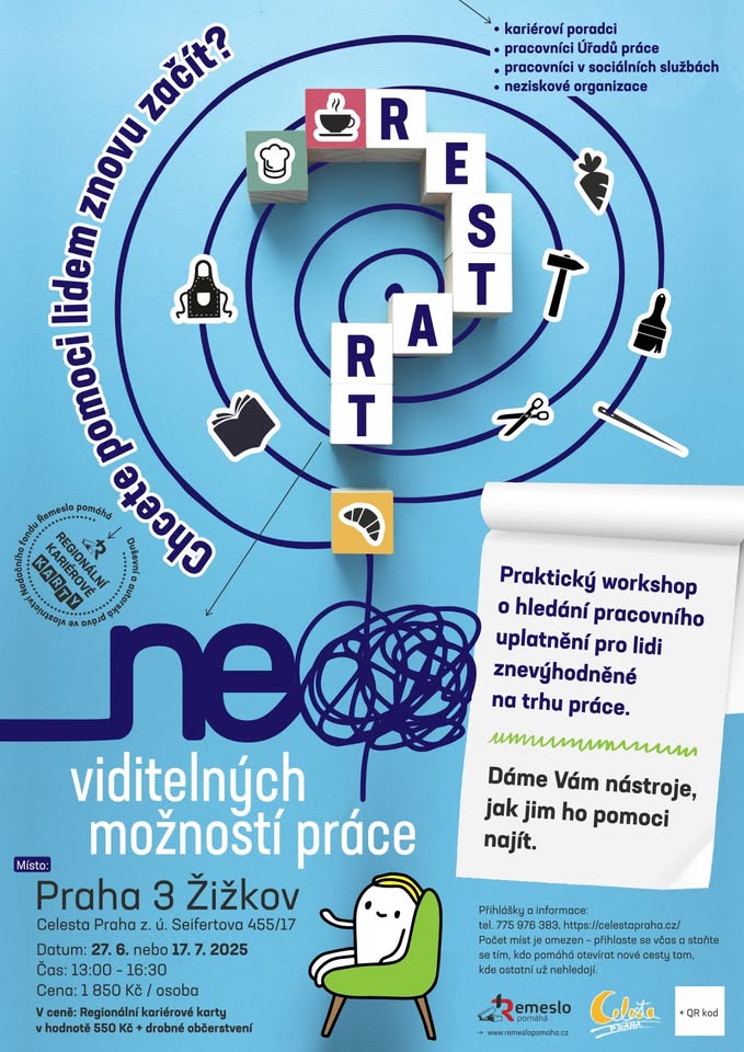 🔄 RESTART (NE)VIDITELNÝCH MOŽNOSTÍ PRÁCE - praktický workshop