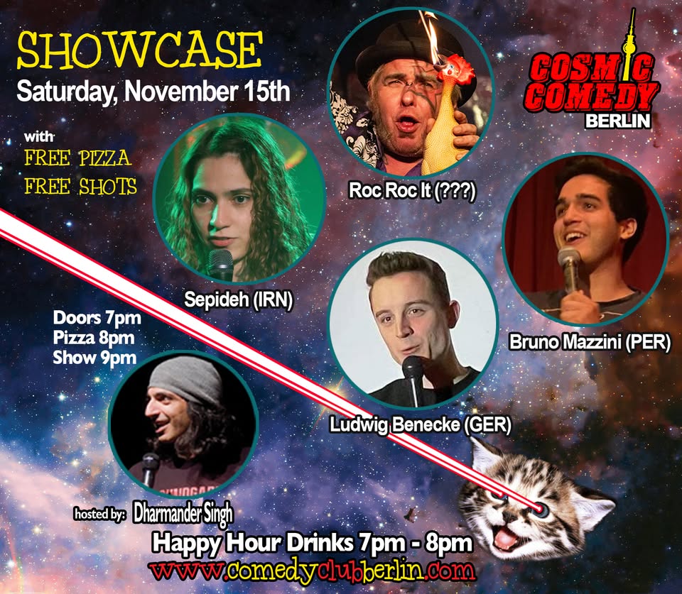 Cosmic Comedy Berlin SHOWCASE SATURDAY