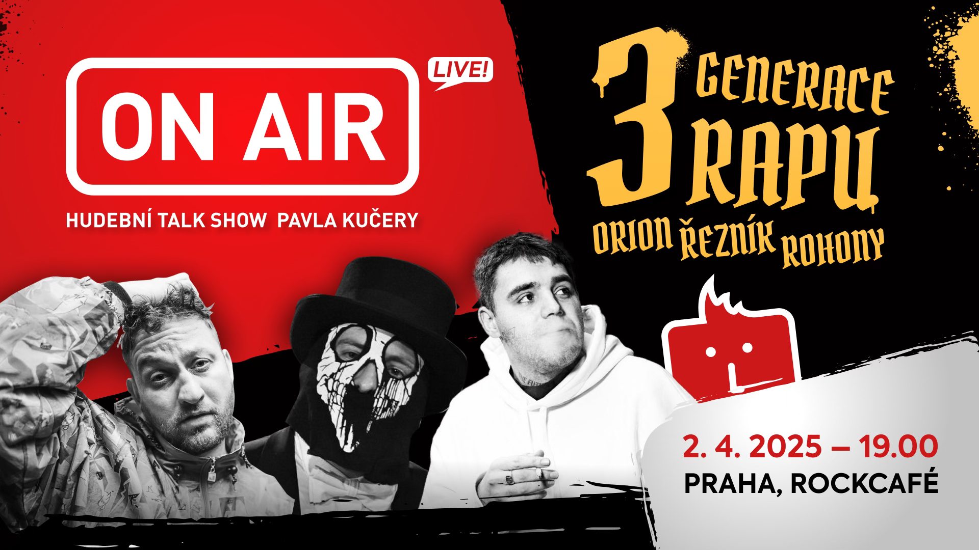 ON AIR Live: Tři generace rapu