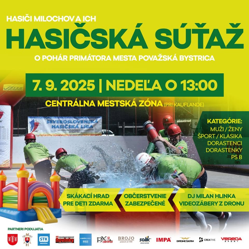6. ročník hasičskej súťaže o pohár primátora mesta Považská Bystrica - DHZ Milochov