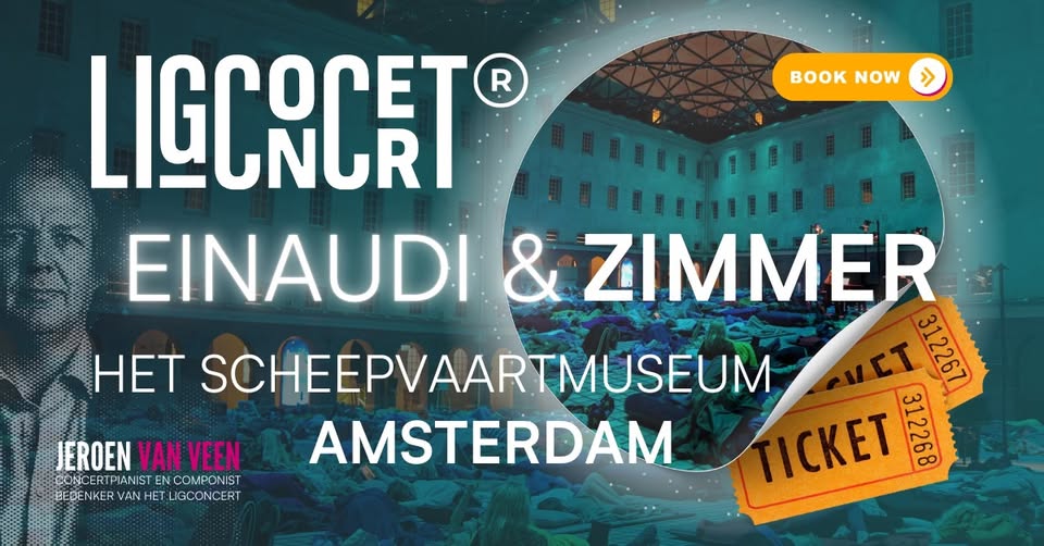 Ligconcert® , Einaudi-Zimmer, Het Scheepvaartmuseum, Jeroen van Veen, piano