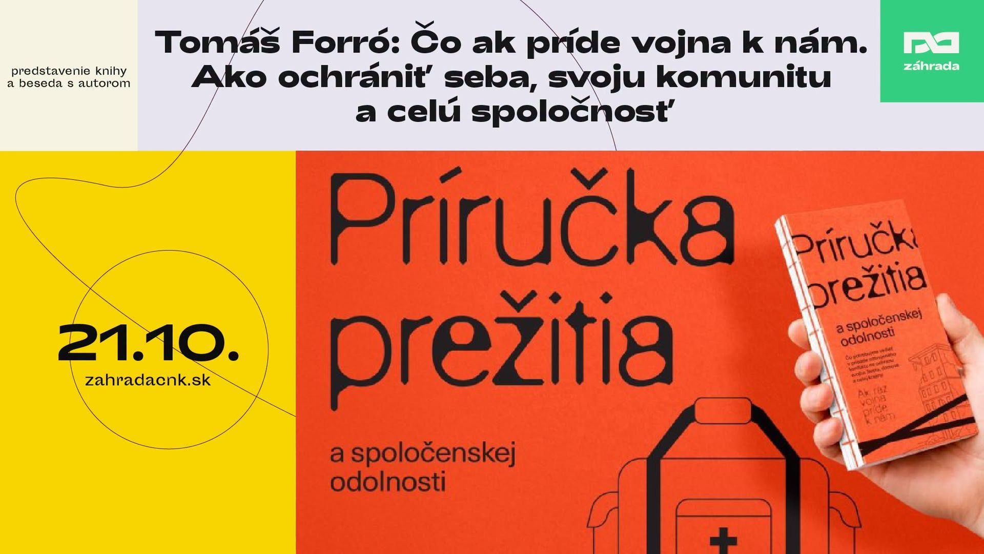 Tomáš Forró: Čo ak príde vojna k nám. Ako ochrániť seba, svoju komunitu a celú spoločnosť