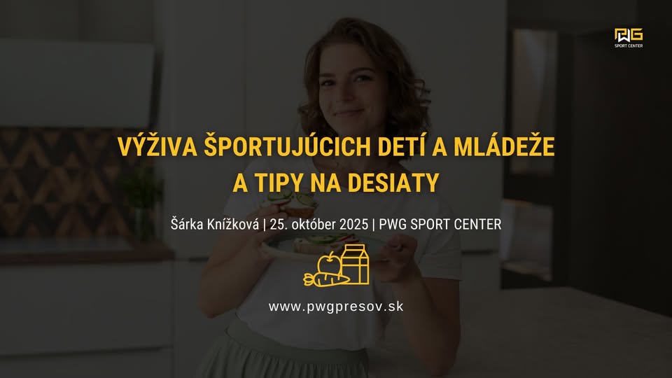 PWG ACADEMY: Výživa športujúcich detí a mládeže