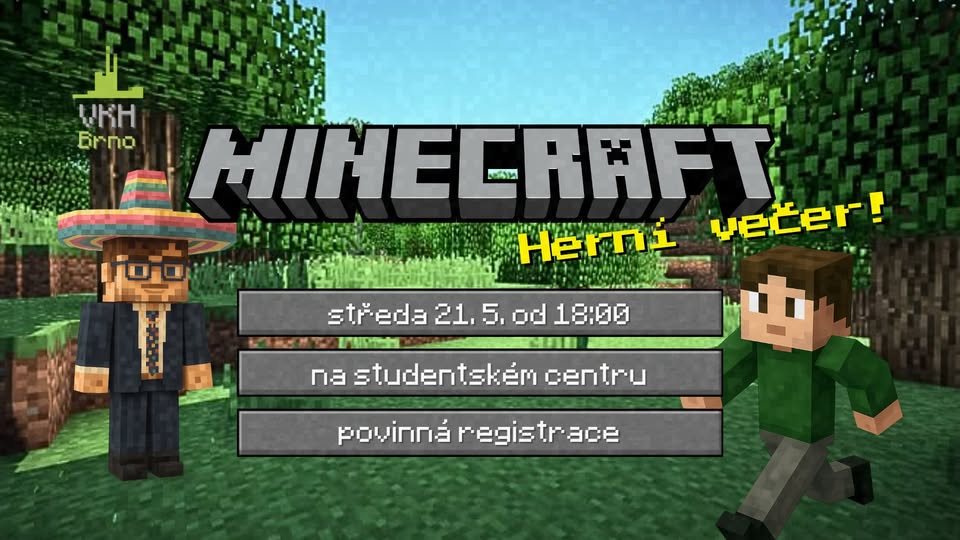 🎮 Minecraft herní večer 🎮