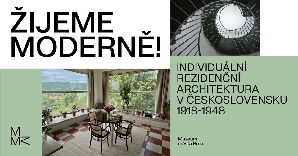 Žijeme moderně! Individuální rezidenční architektura v Československu 1918-1948