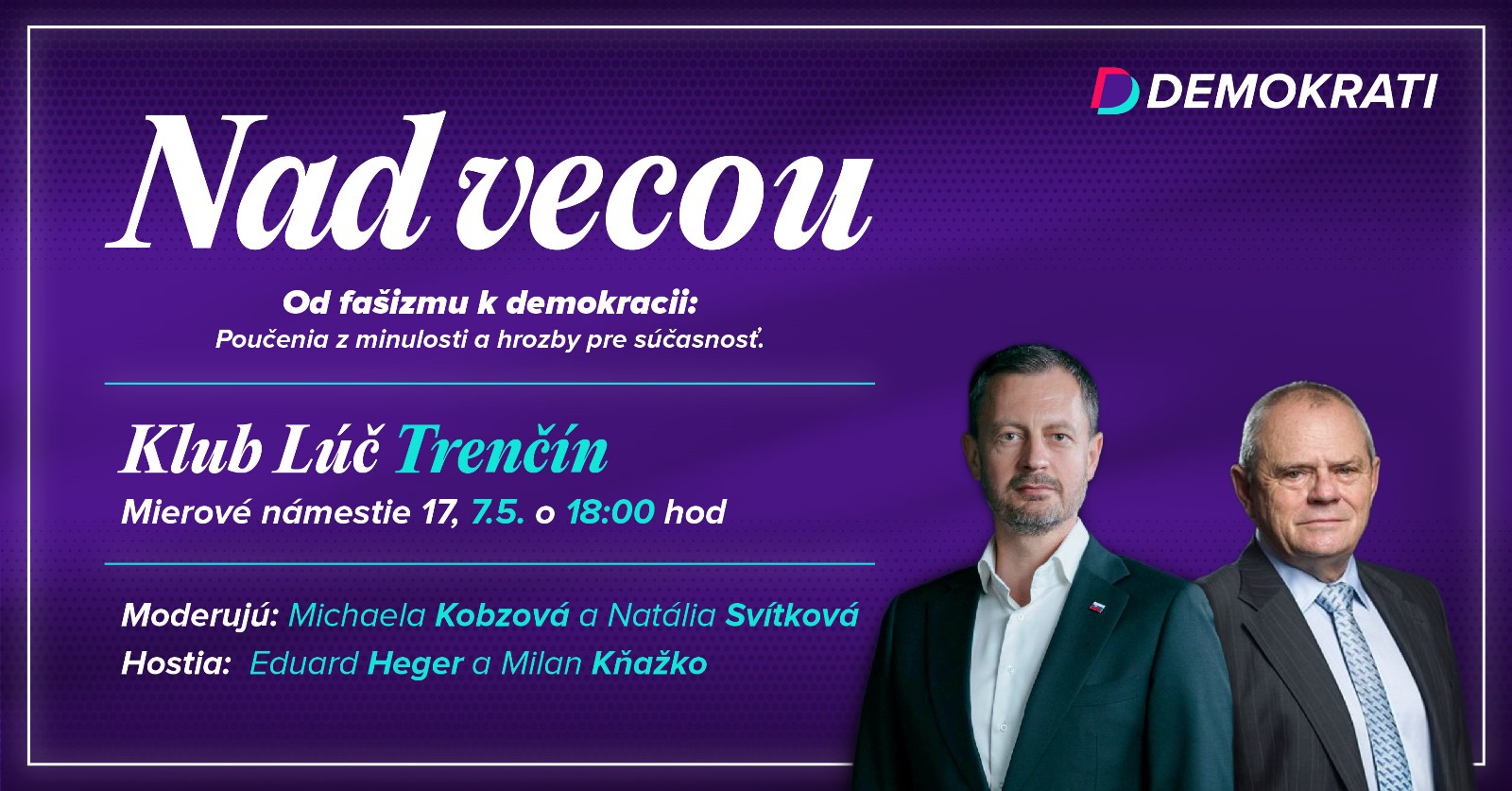 Nad Vecou: Heger & Kňažko