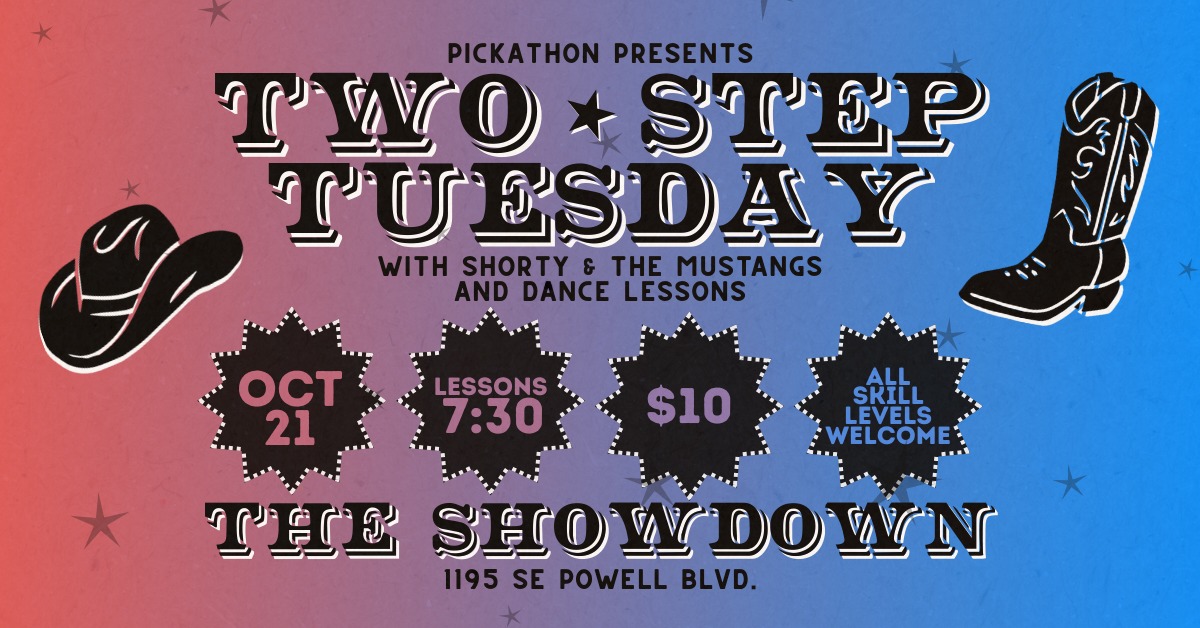Two-Step Tuesday with Shorty and The Mustangs and Dance Lessons