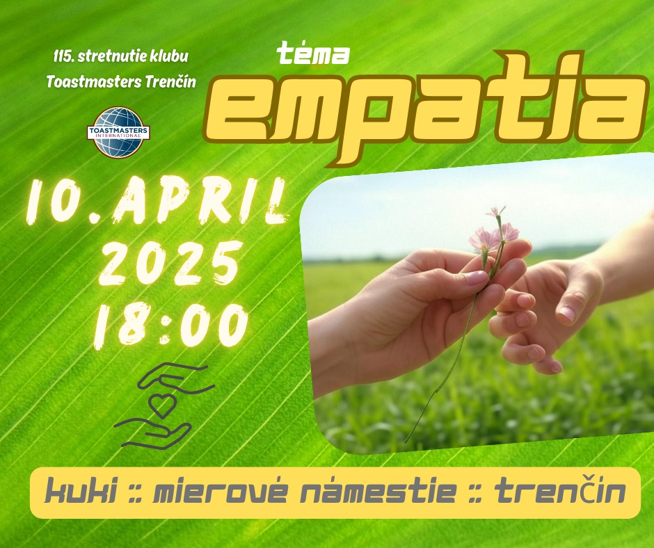 #115 stretnutie klubu Toastmasters Trenčín
