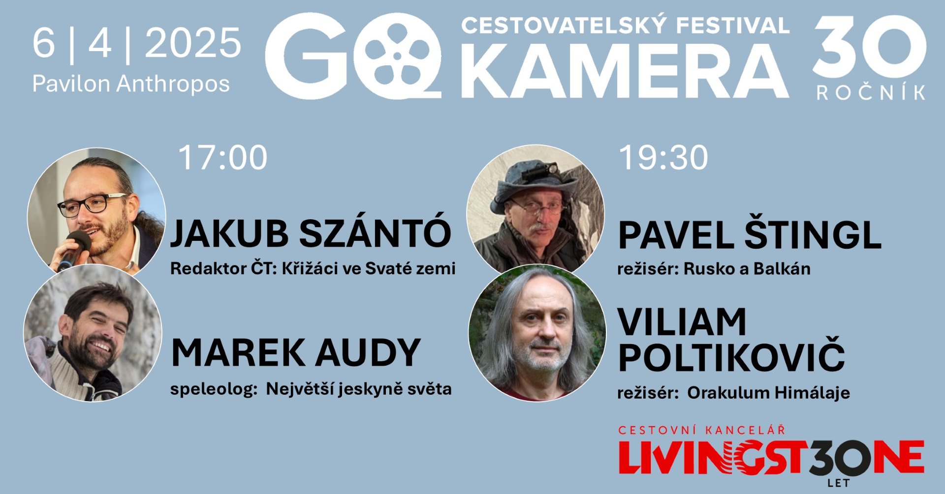 GO kamera 2025 | J. Szántó: Křižáci..., M. Audy: Největší jeskyně světa, P. Štingl, V. Poltikovič
