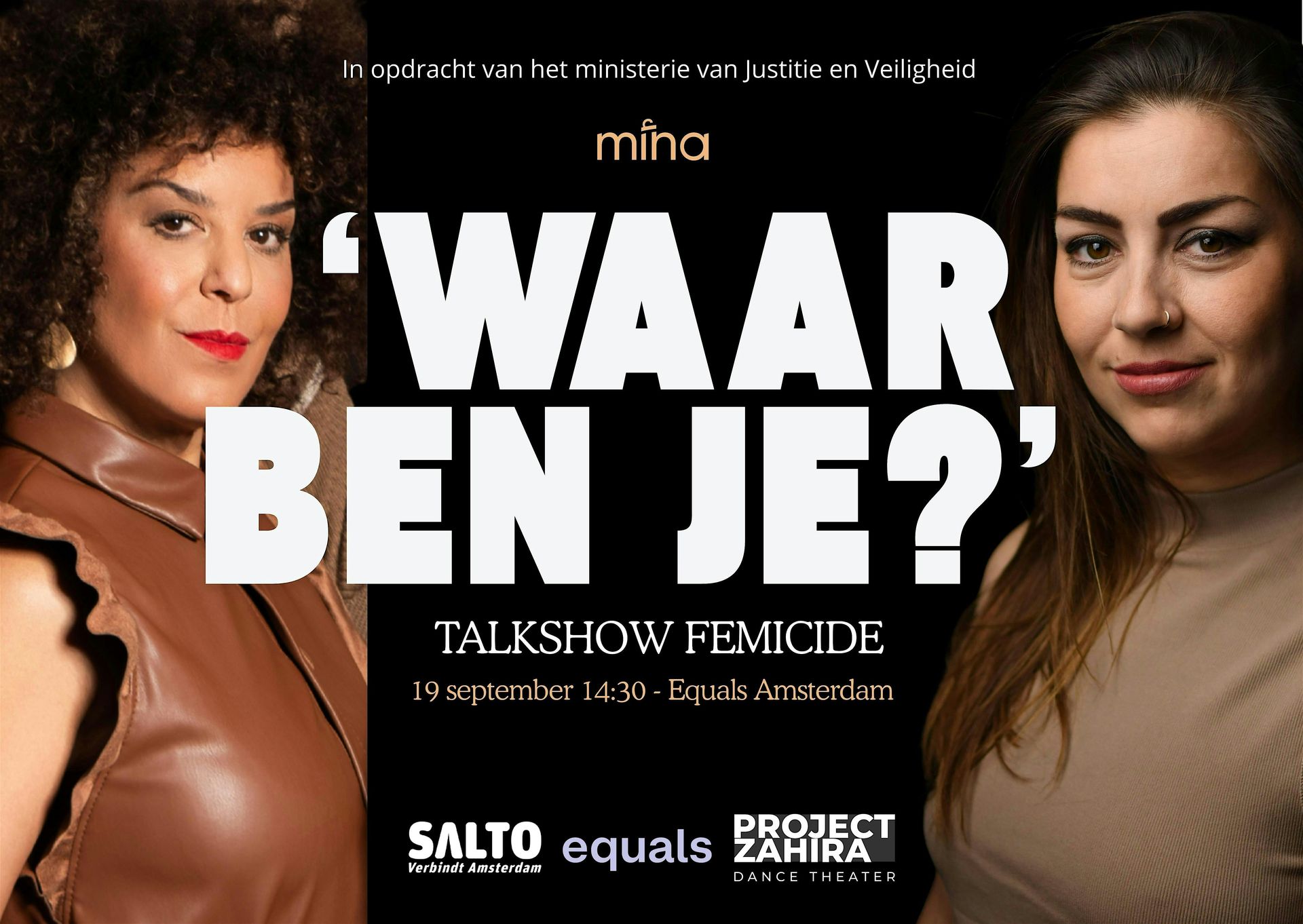 Talkshow FEMICIDE  'Waar ben je?'