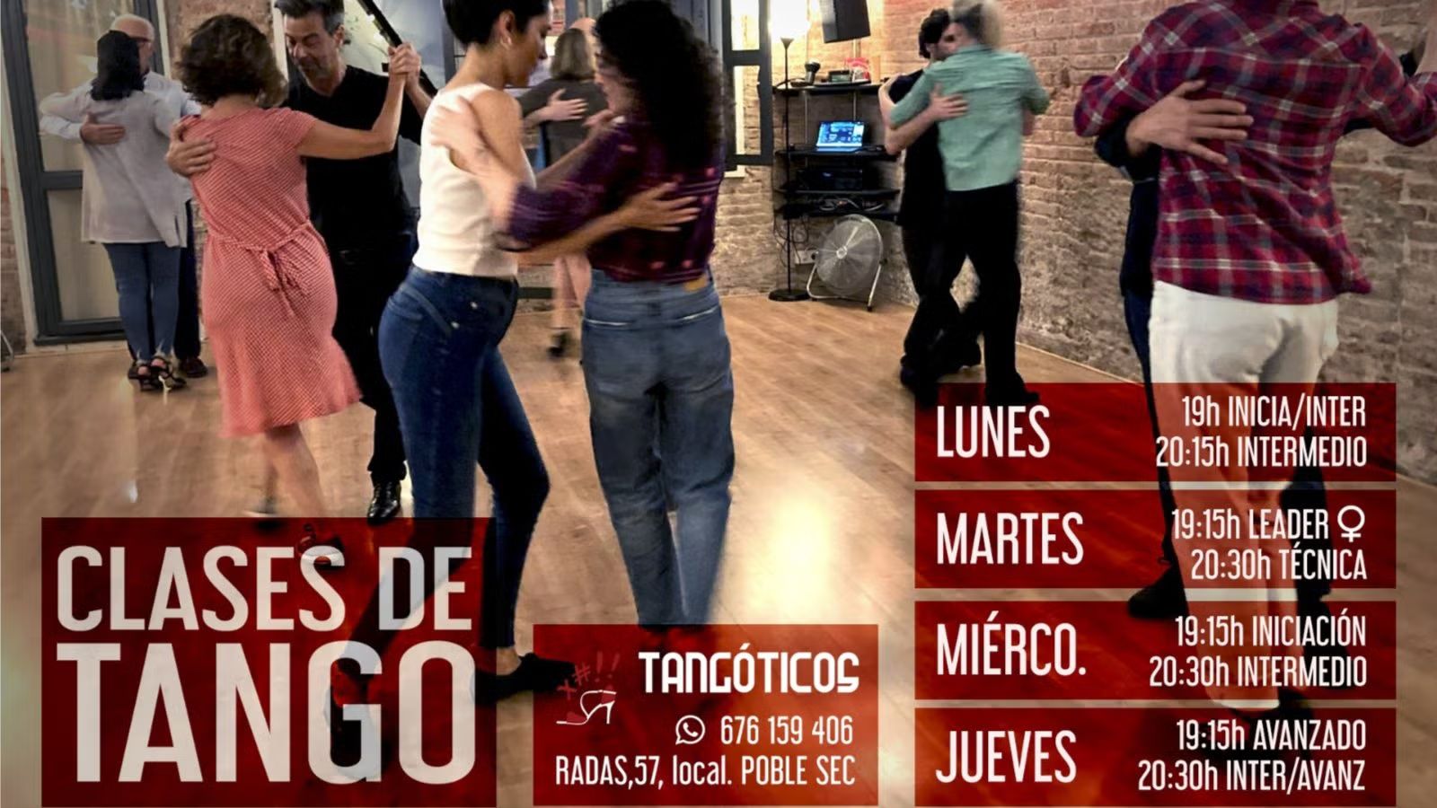 Tango Classes: Initiation / Intermediate
