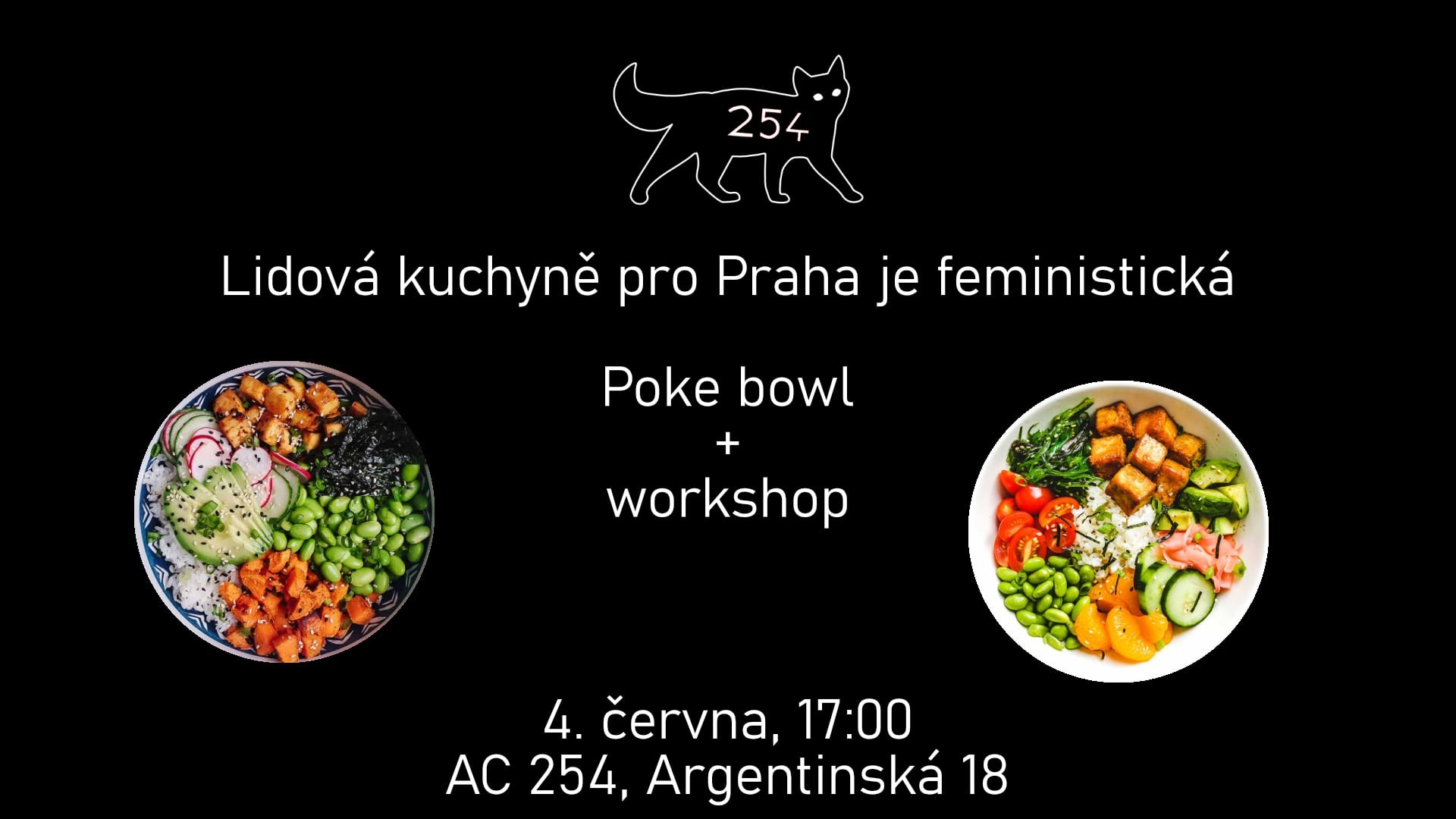 Lidová kuchyně pro Praha je feministická - poké bowl