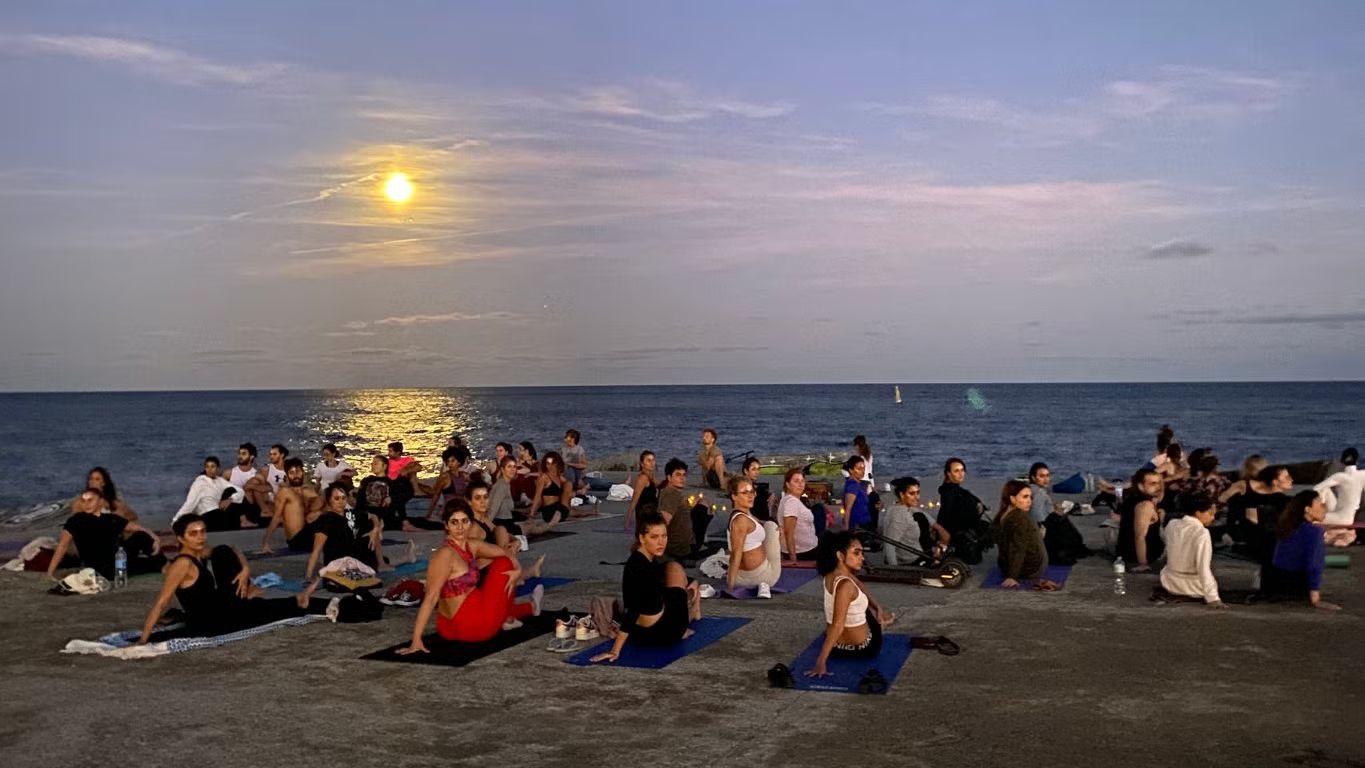 FULL MOON  YOGA BY THE SEA  WITH LIVE MUSIC