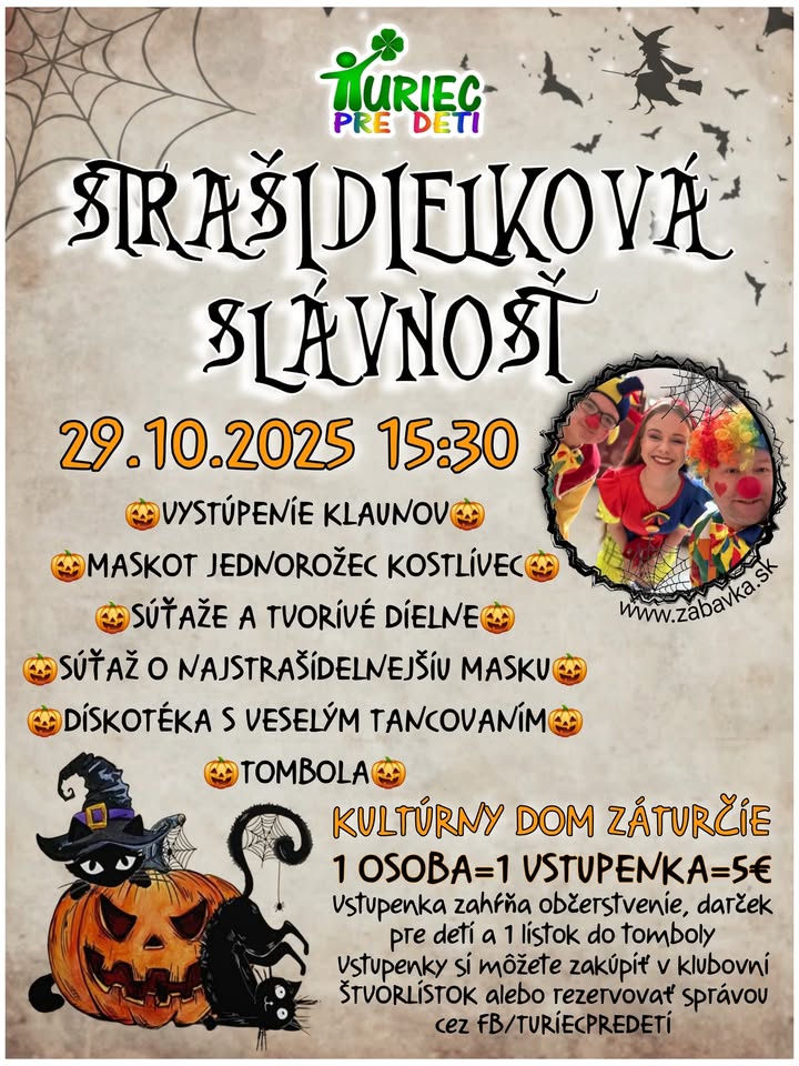 Strašidielková slávnosť 2025🕷