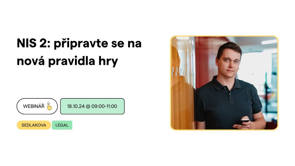 Webinář | NIS 2: Připravte se na nová pravidla hry