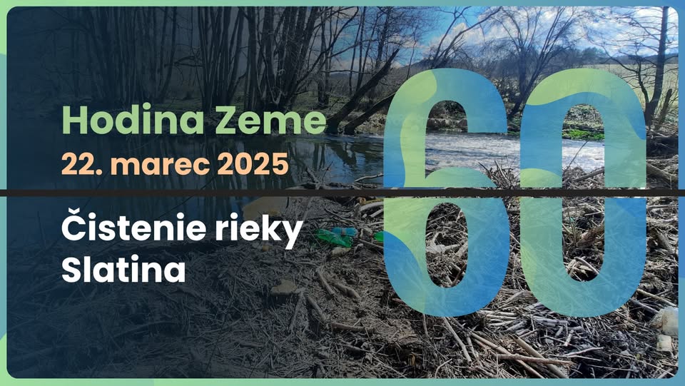 HODINA ZEME - Čistenie rieky Slatina