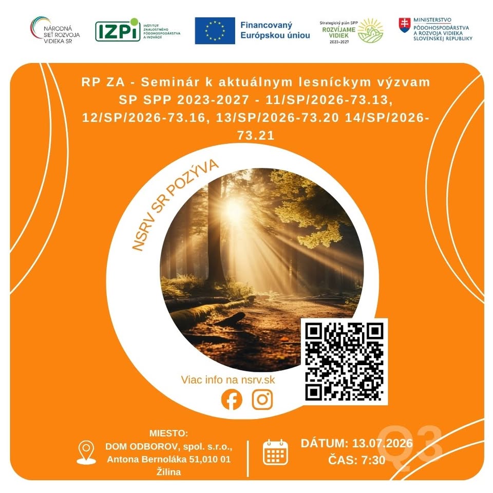 Seminár k aktuálnym lesníckym výzvam SP SPP 2023-2027