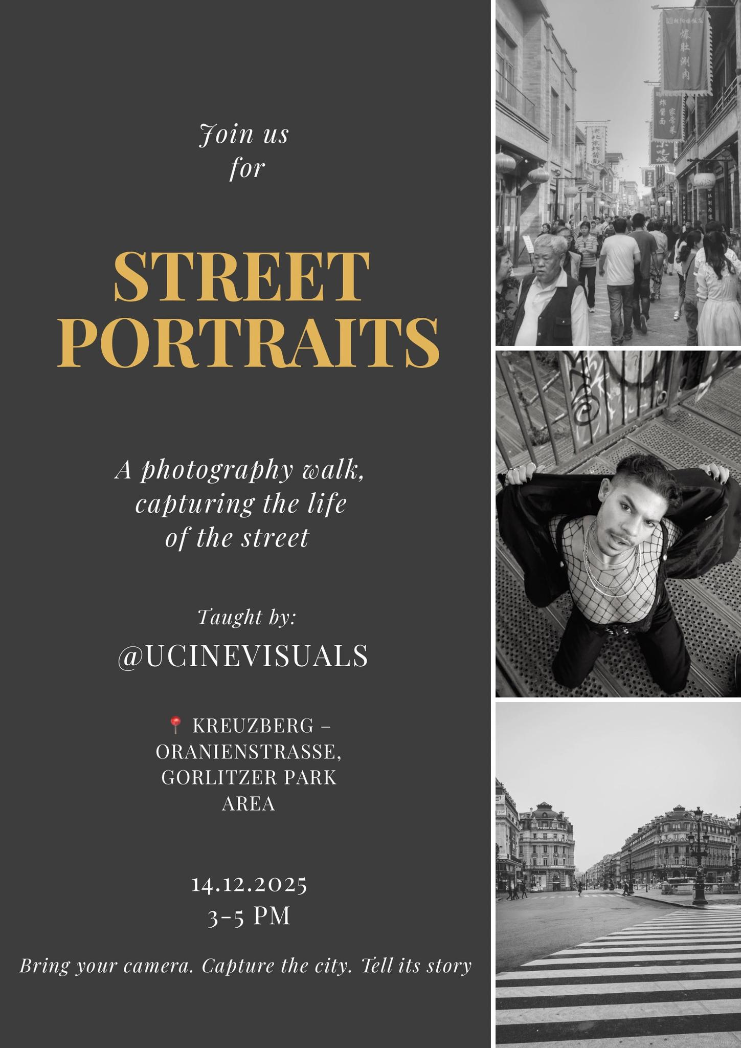 A photography walk, capturing the life of the street