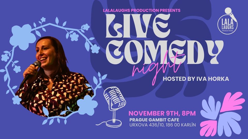 Live Comedy Event at Prague Gambit Cafe - Fresh Talent from the Prague Scene!!