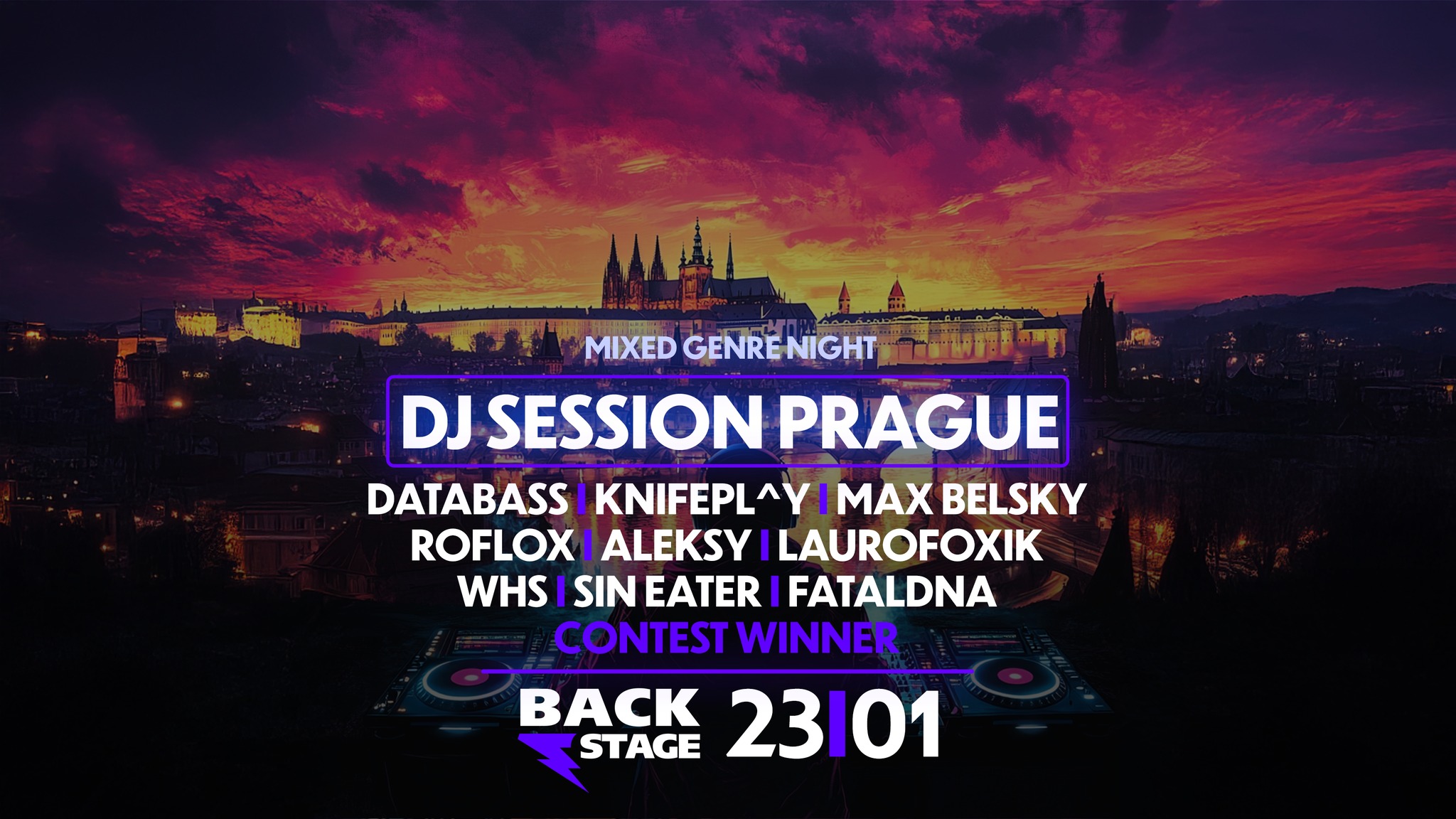 DJ Session Prague | Mixed Genre Night | 23.1.25