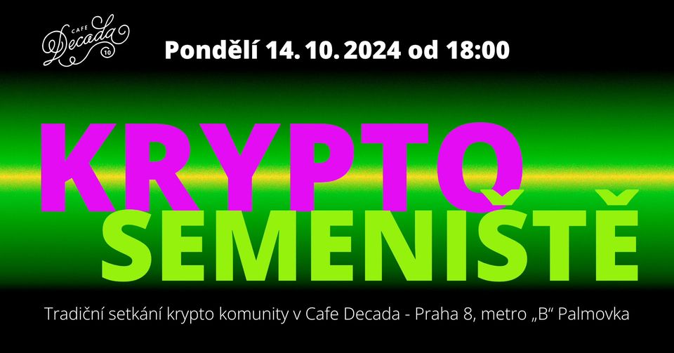 Krypto semeniště v Decadě - říjen