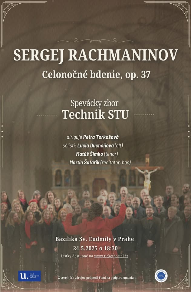 Celonoční bdení Sergeje Rachmaninova se sborem Technik STU