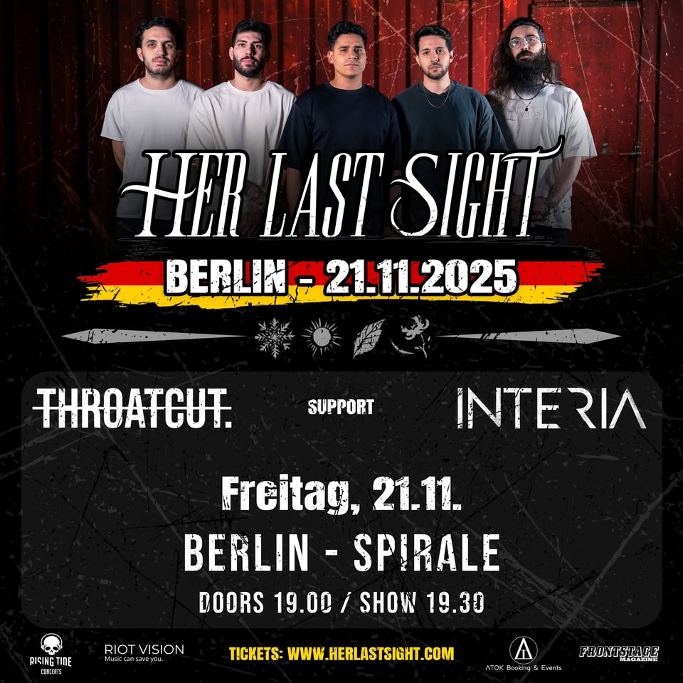 Her Last Sight - Live in Berlin | Support: THROATCUT. + Interia