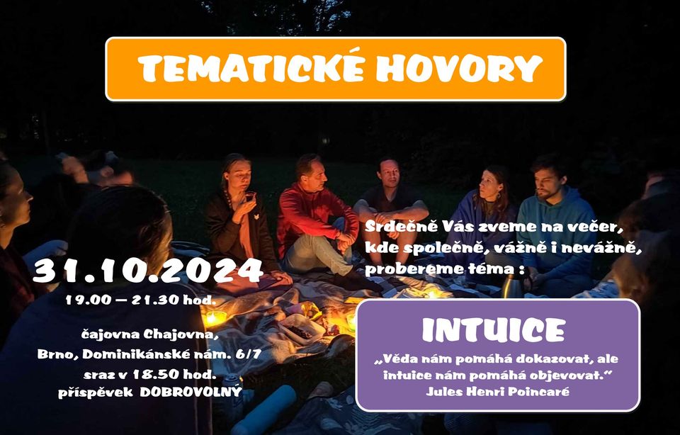 Tematické hovory na téma INTUICE 🔮