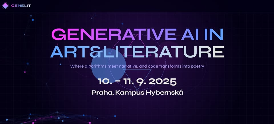 GENELIT – konference o generativní AI v umění a literatuře