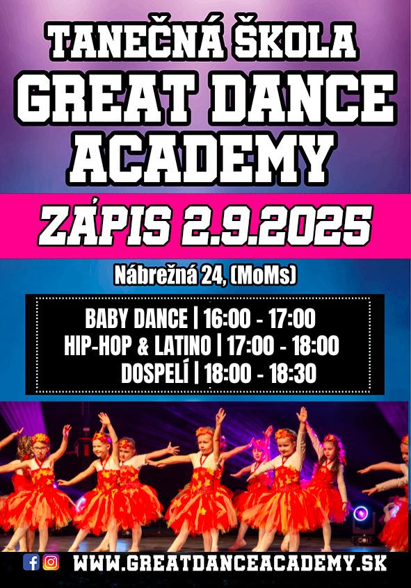 Zápis na tanečné kurzy v GDA