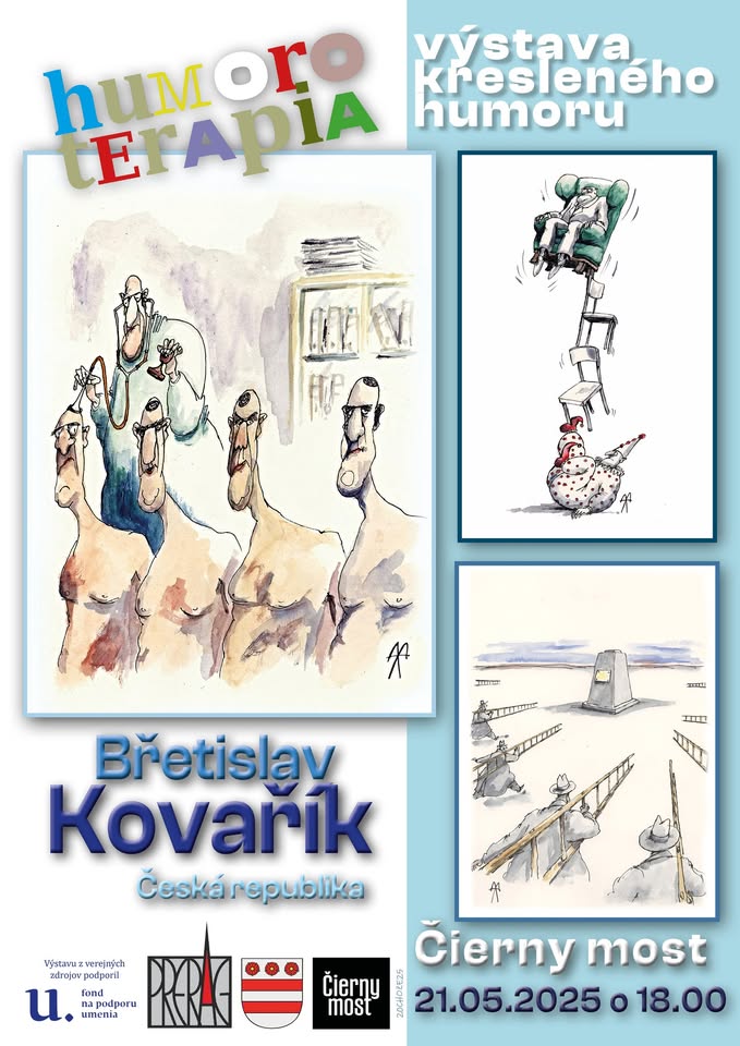 Vernisáž: Břetislav Kovařík | Galéria kýchania mozgu @ Čierny most
