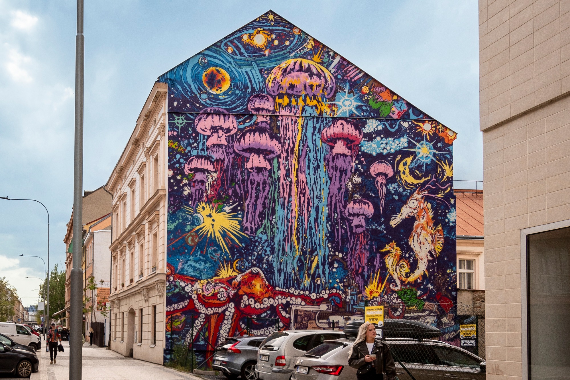 Procházka Karlínem za street artem a murály