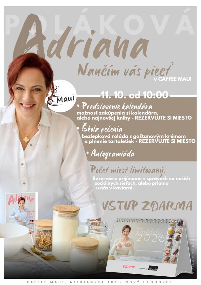 Adriana Poláková v Caffee Maui