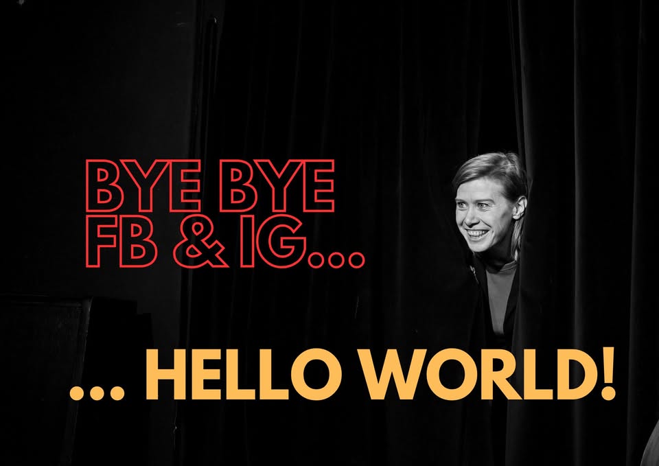 Loes leaves FB & IG - Are newsletters gonna come back in style? Sign up and find out!