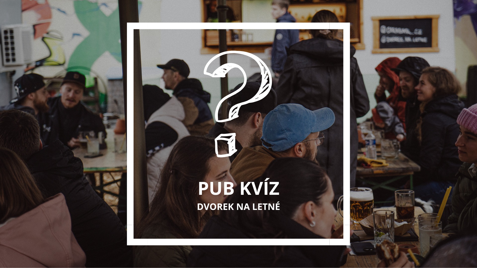 PUB KVÍZ NA DVORKU 💡