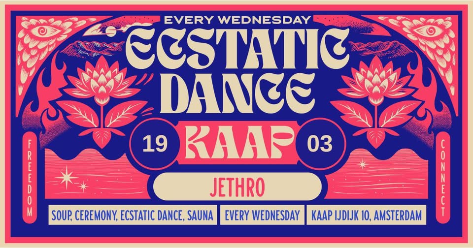 Ecstatic Dance Kaap 19 march: DJ JETHRO