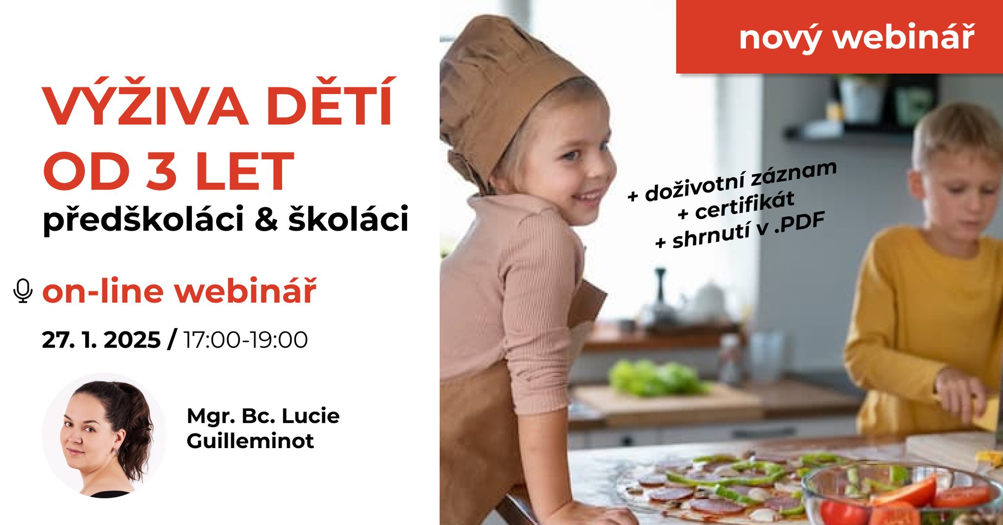 Webináře Výživa dítěte