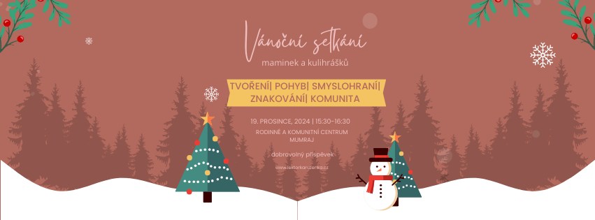 Vánoční setkání maminek a kulihrášků