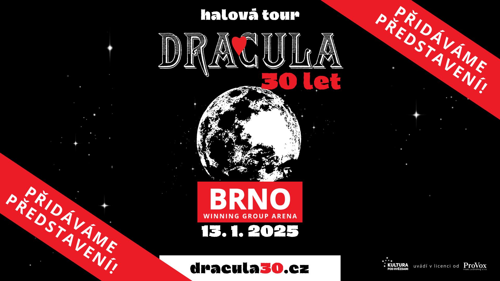 Dracula 30 let - BRNO (přidané představení)