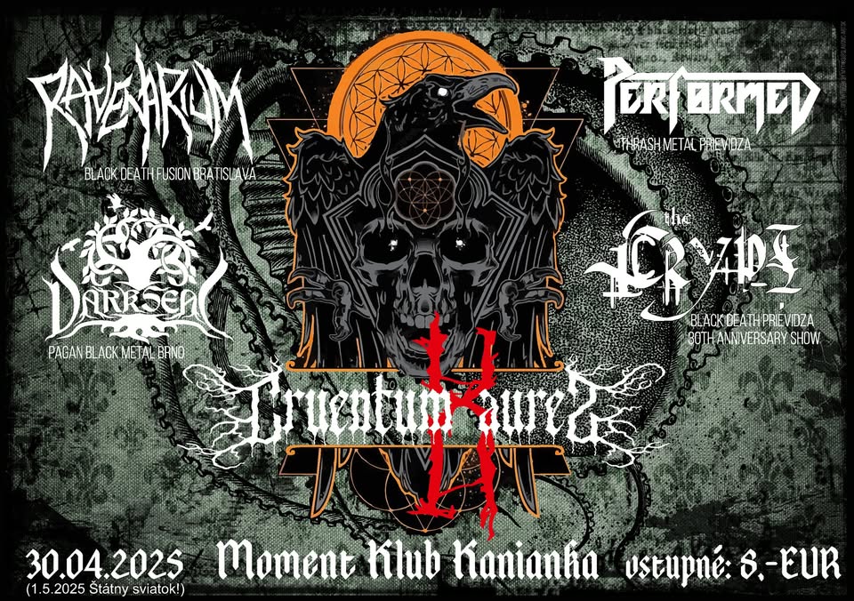CRUENTUM AURES vol.10 - The Crypt, Ravenarium, Performed, Dark Seal