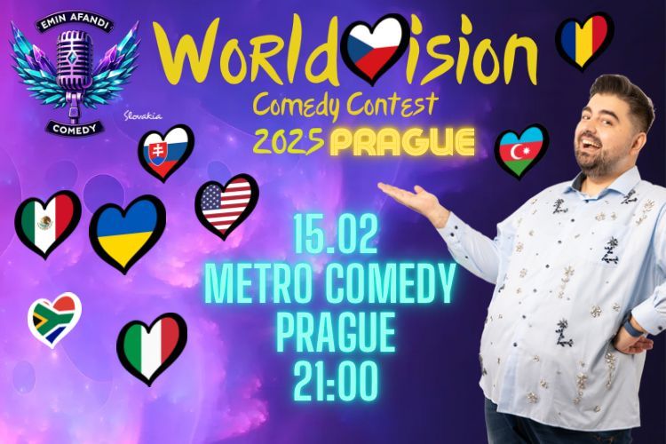 🎤 WorldVision Comedy Contest 2025 - Prague 🌍