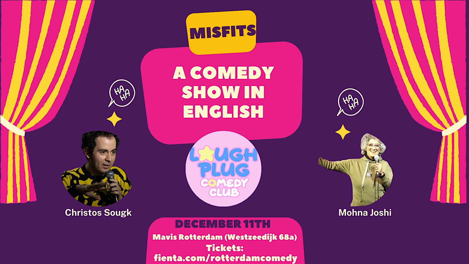 Misfits: A Comedy Show in English