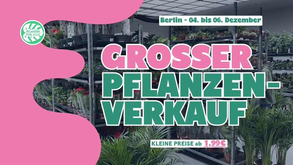 Großer Pflanzenverkauf - Berlin