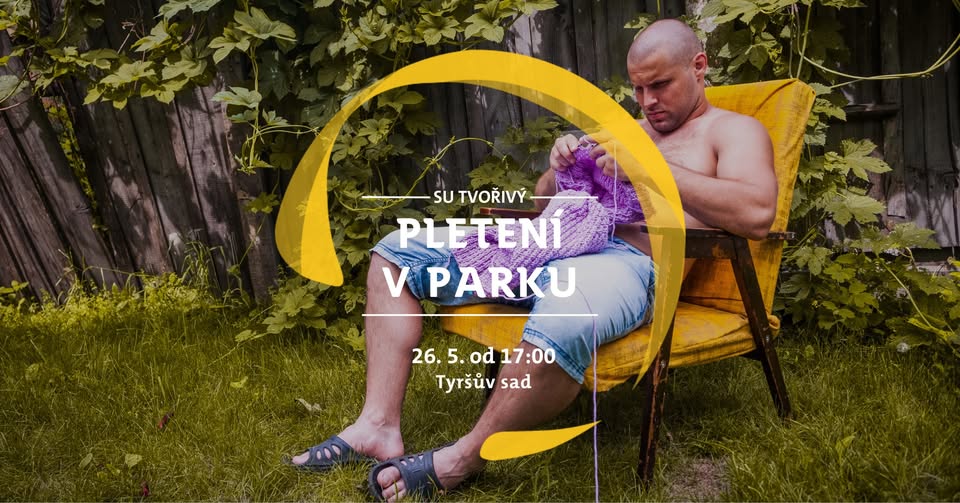 Pletení v parku