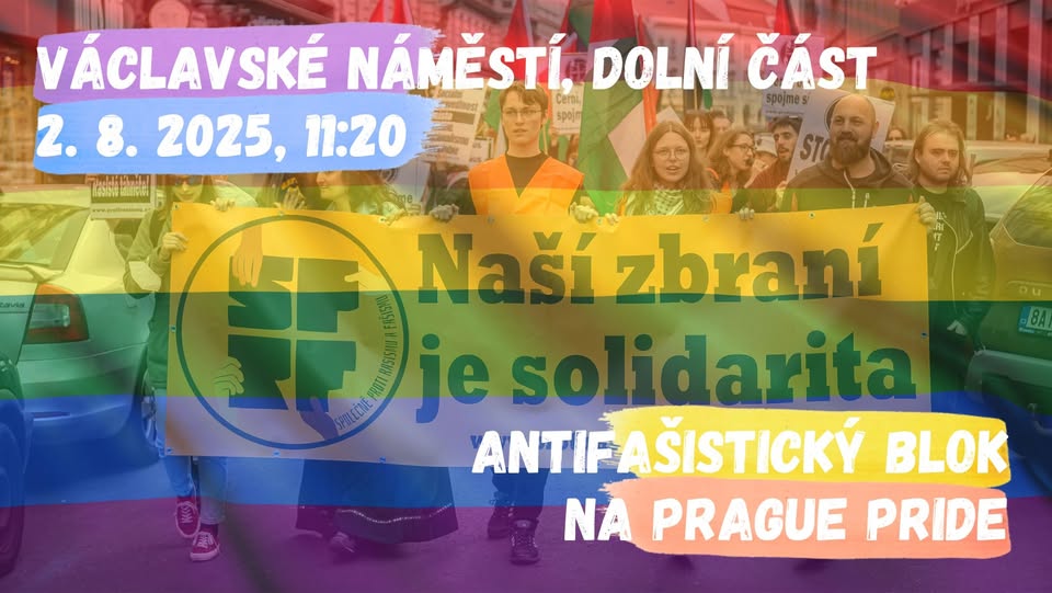 Antifašistický blok na Prague Pride