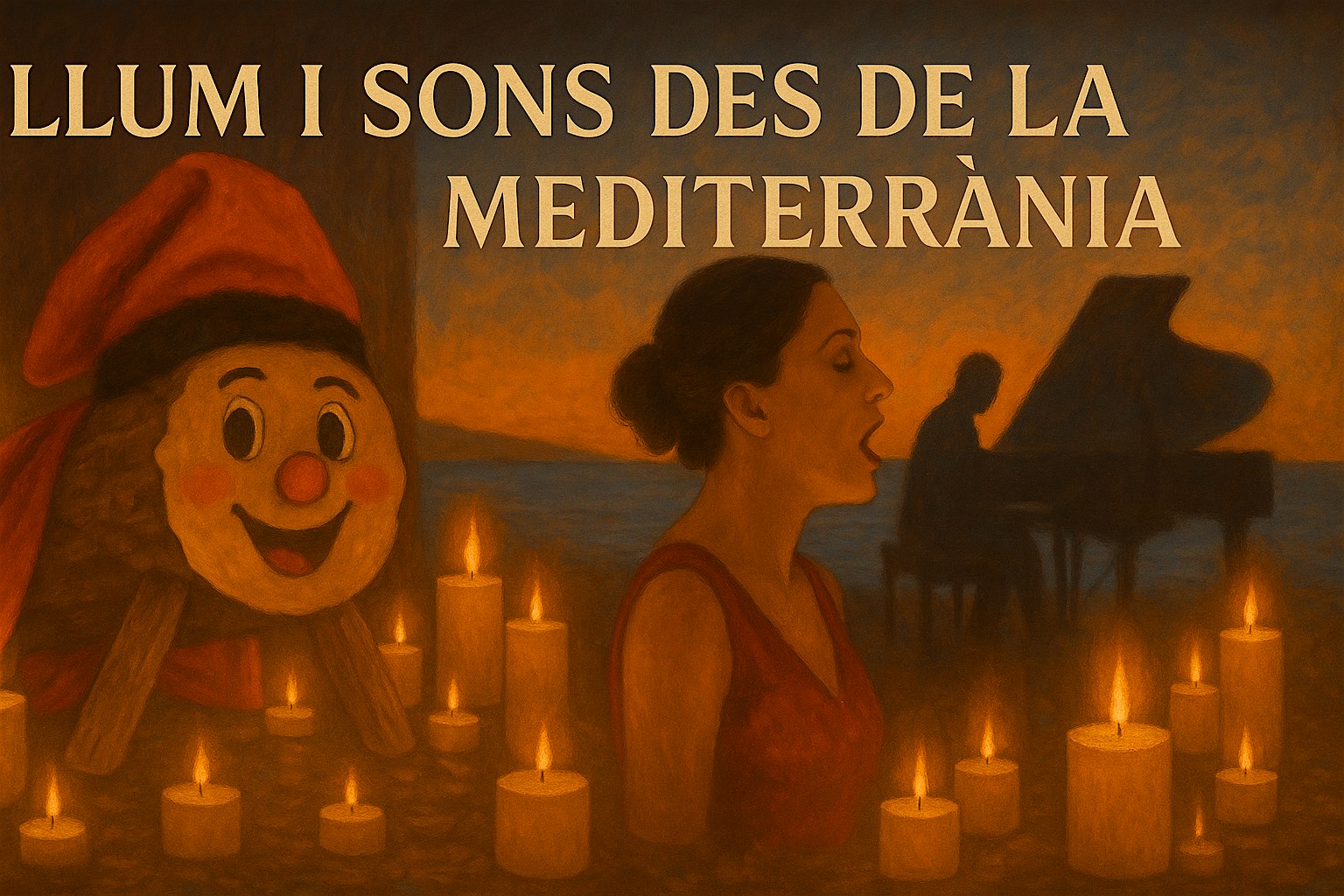 CAGADA DE TIÓ  I CONCERT DE NADAL : LLUM I SONS DES DE LA MEDITERRÀNIA