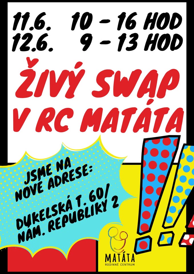 Letní živý  SWAP v RC Matáta Husovice