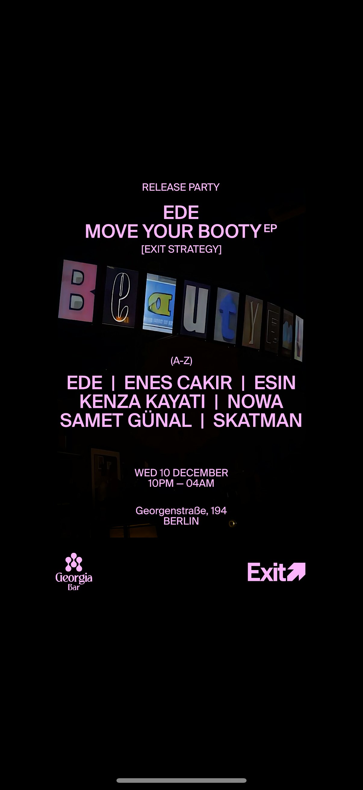 Ede‘s Release Party @Georgia Bar